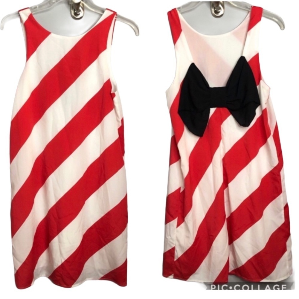 Everly Nordstrom red and white striped sleeveless top Stitch Fix Sz Sm - Picture 2 of 8